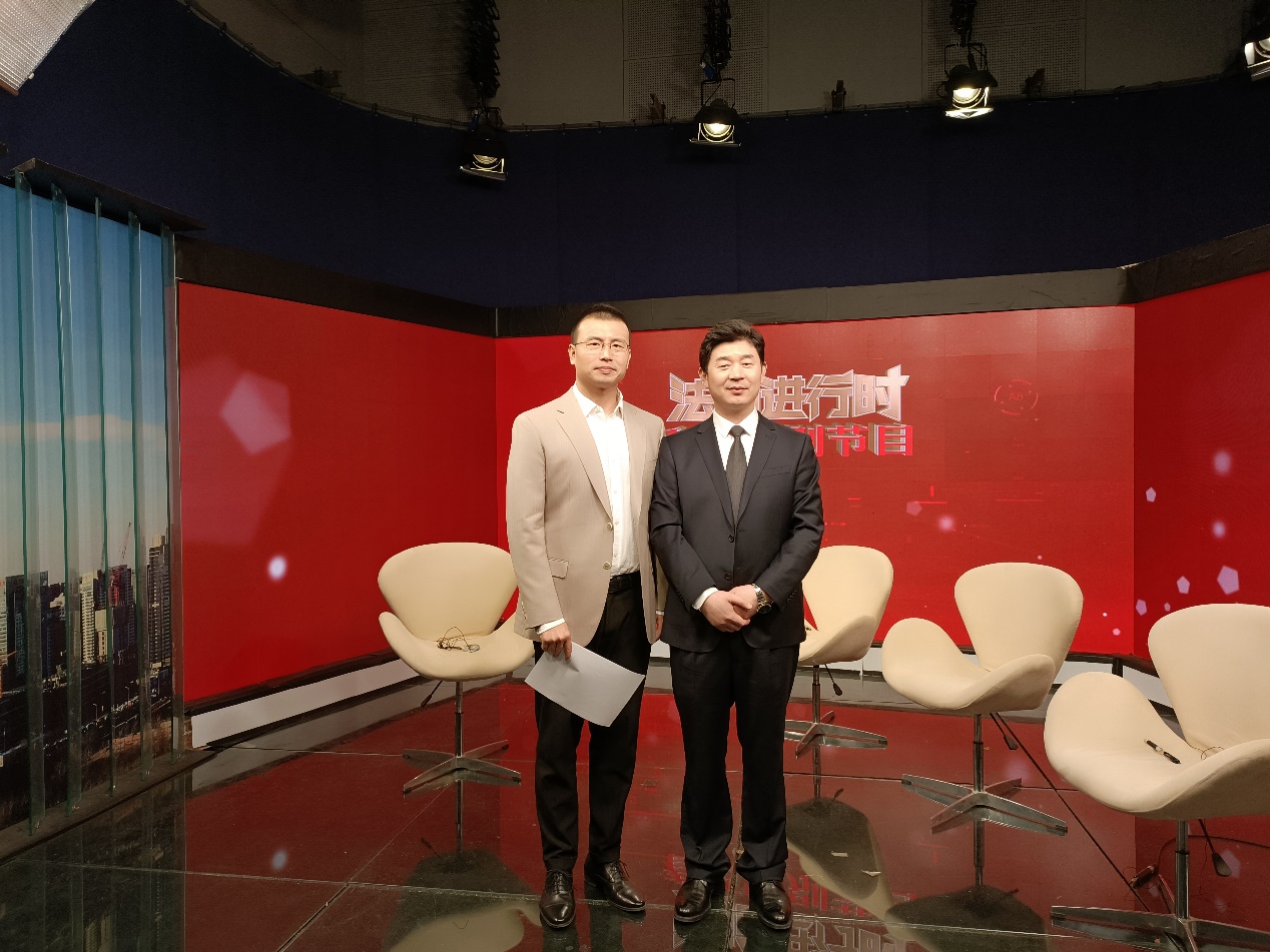 王兴华律师与BTV《法治进行时》栏目达成合作担任节目主讲律师